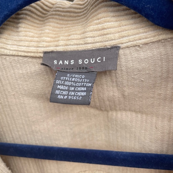 Sans Souci Tan Corduroy Small Jacket - Picture 4 of 4
